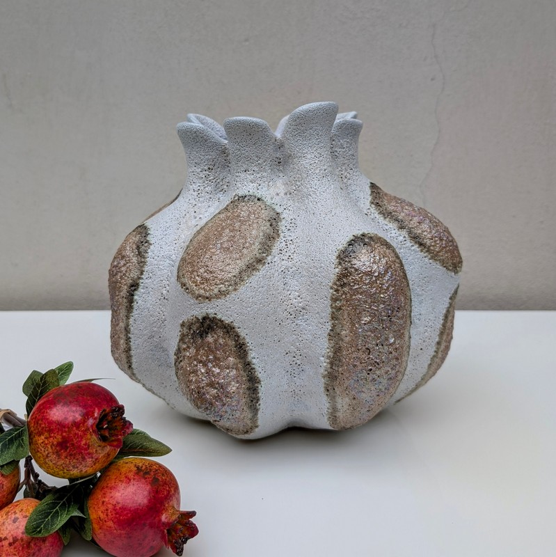Vaso decorato in ceramica Chakra Macula grande