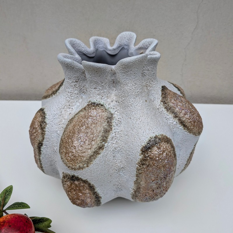 Vaso decorato in ceramica Chakra Macula grande