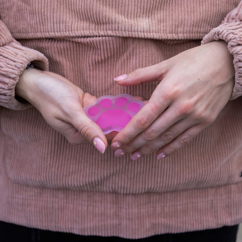 Scaldamani riutilizzabile a forma di zampa di gatto