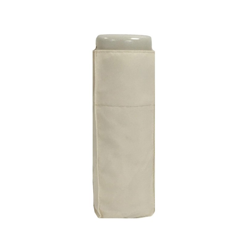 Ombrello pieghevole ultraleggero anti-UV color avorio con astuccio
