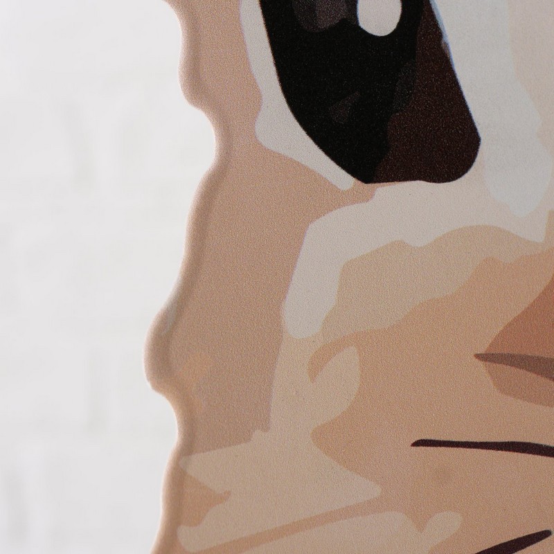 Coniglio decorativo da appoggio in metallo, ideale come decoro di Pasqua