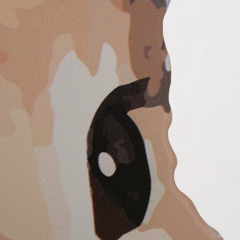 Coniglio decorativo da appoggio in metallo, ideale come decoro di Pasqua