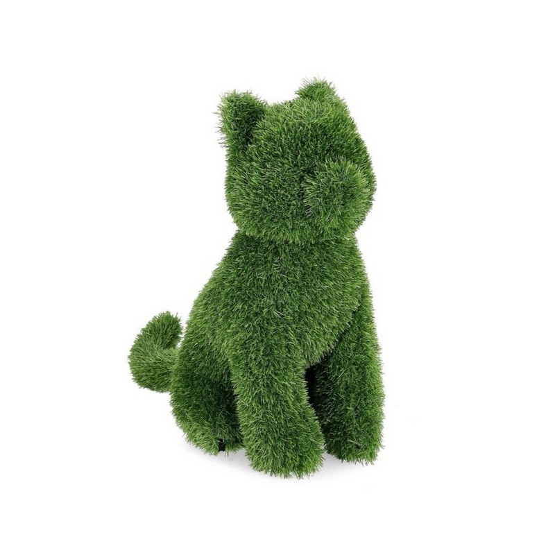Gatto decorativo in erba sintetica