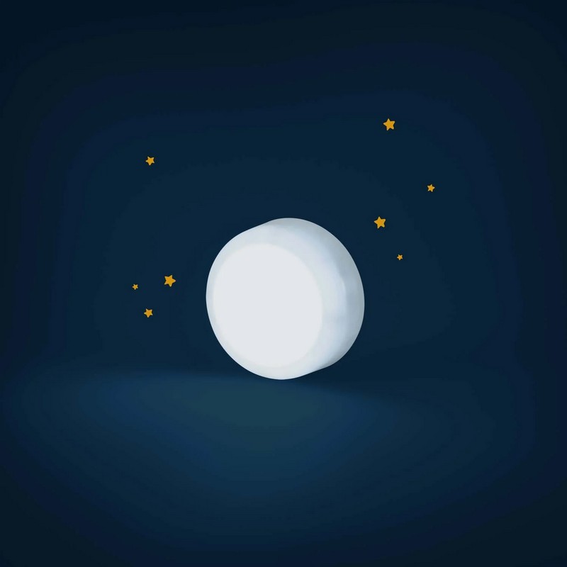 Nuvola morbida luminosa e ricaricabile con timer, perfetta come luce da notte per bambini e neonati