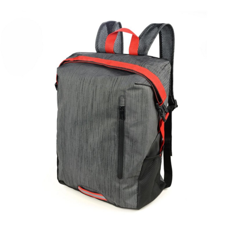 Zaino pieghevole 15 litri idrorepellente grigio scuro