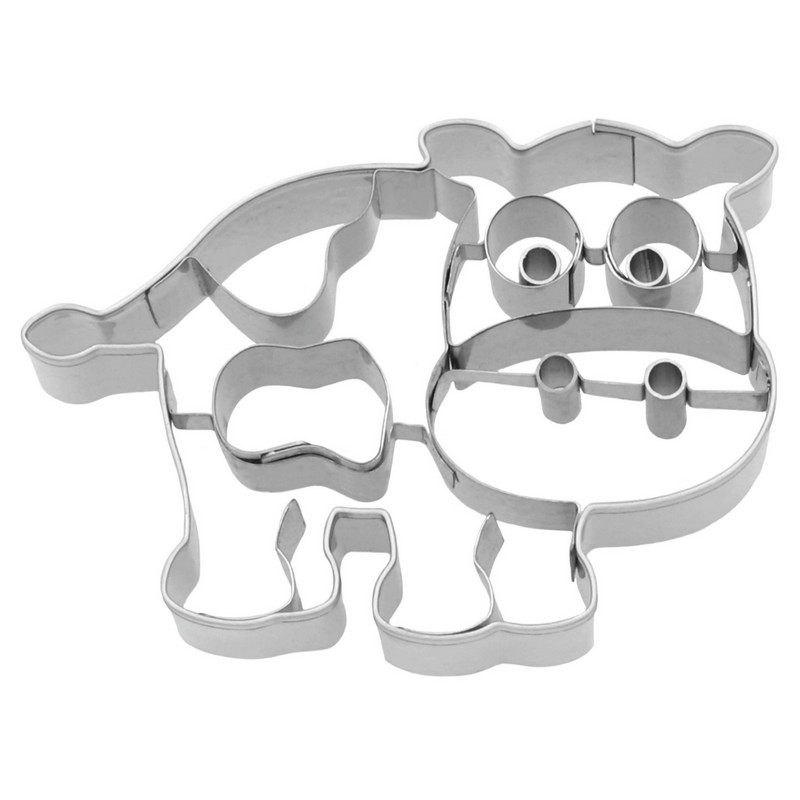 Tagliabiscotti in acciaio inossidabile a forma di mucca