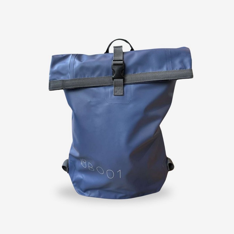 Zaino idrorepellente da 15 litri senza cuciture di colore blu scuro