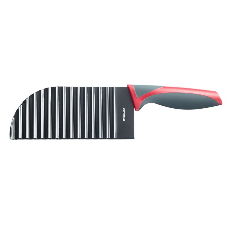 Coltello da cucina ondulato in acciaio per decorare frutta, verdura e alimenti in generale