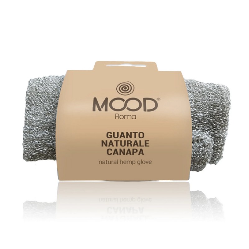 Guanto spugna per doccia in canapa