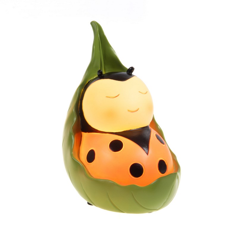 Lampada a forma di coccinella ricaricabile con USB