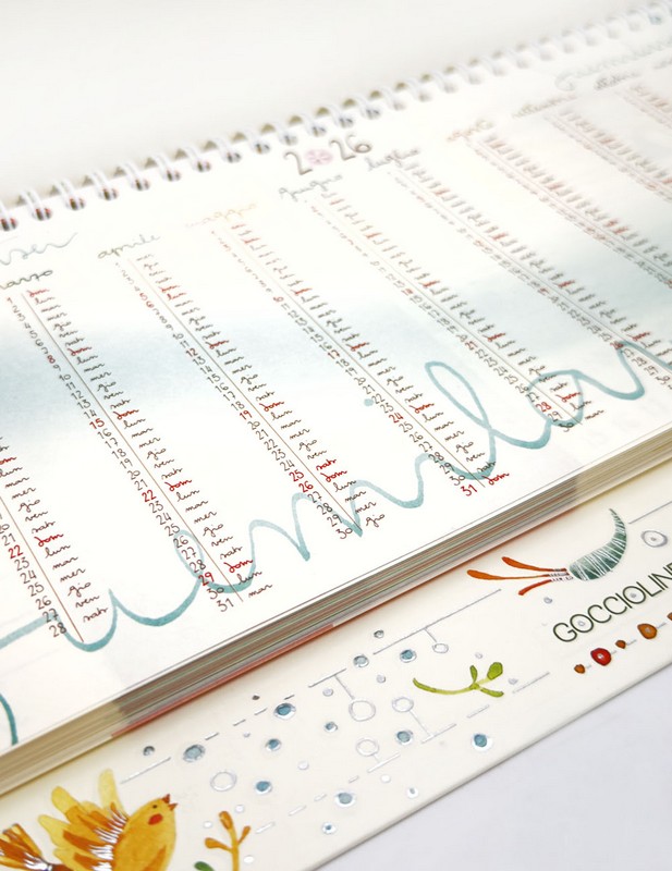 Calendario planner settimanale 2026 da scrivania