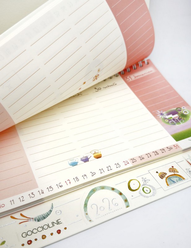 Calendario planner settimanale 2026 da scrivania
