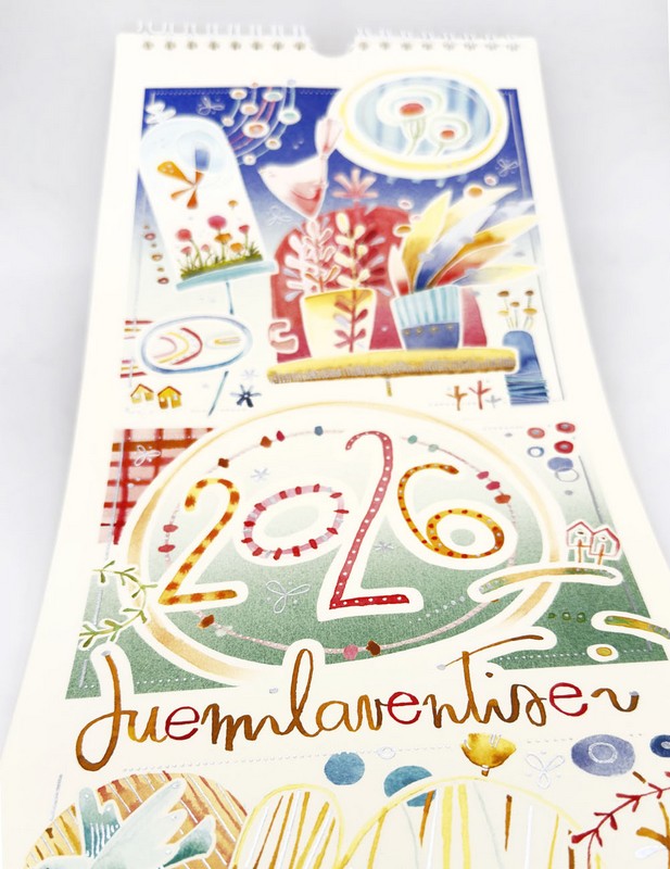 Calendario da parete illustrato 2026