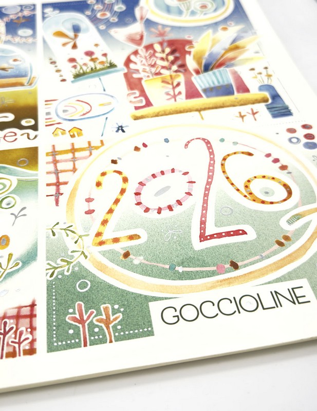 Calendario da parete formato famiglia illustrato 2026