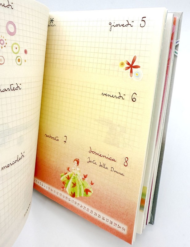 Agenda settimanale 2026 in 4 varianti assortite