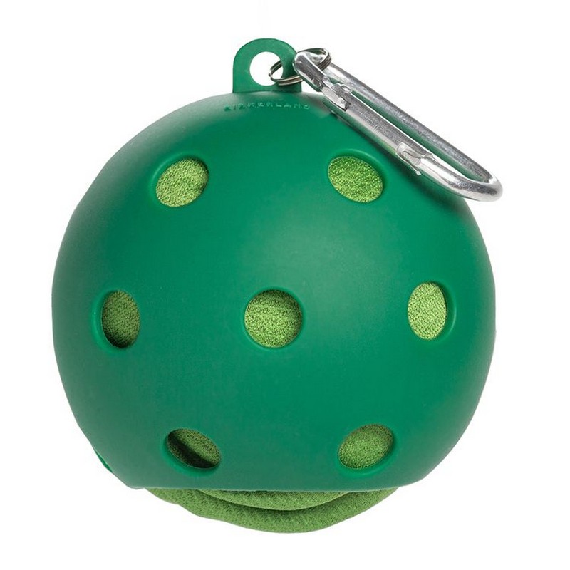 Asciugamano per rinfrescarsi portatile richiudibile in una pallina, l'accessorio estivo perfetto