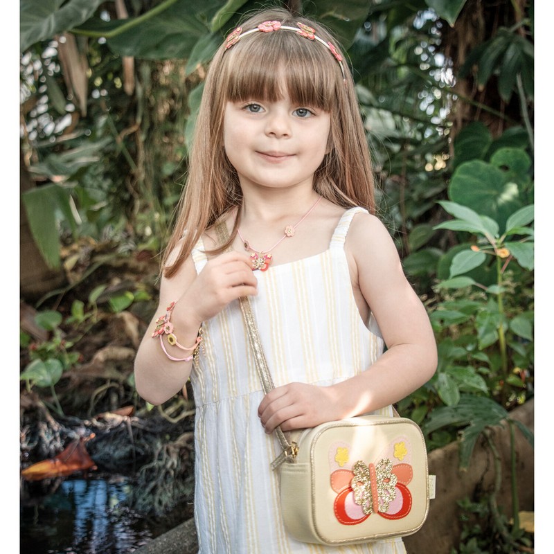 Collana farfalla per bambina in feltro