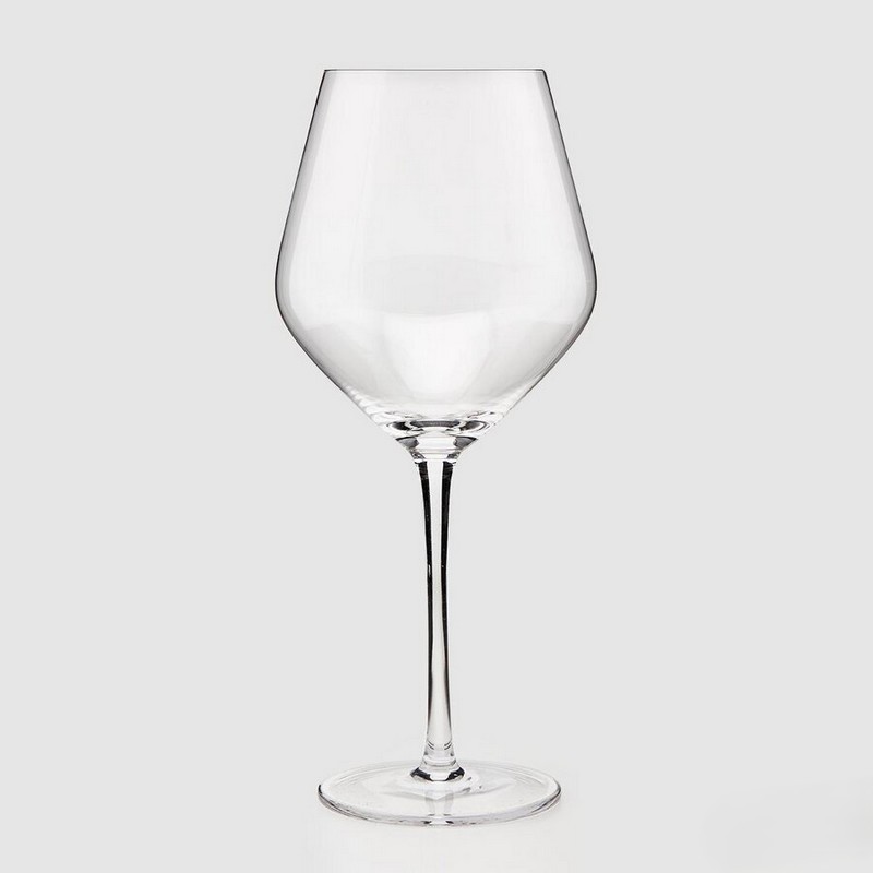 Set 4 calici da vino in vetro trasparente