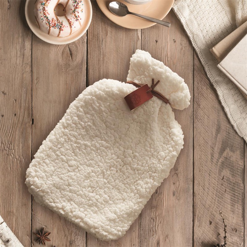 Boule acqua calda o fredda morbida con pelliccia effetto pecora