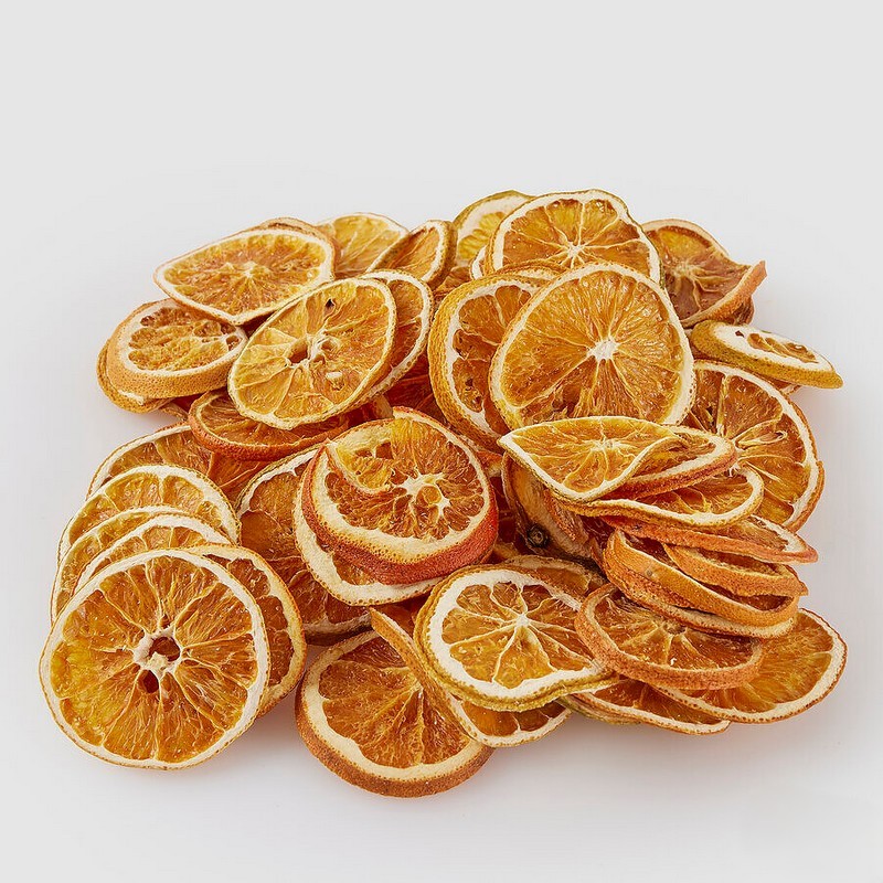 Fette di arancia essiccata da 200 grammi, perfetta per potpourri, centrotavola e decorazioni