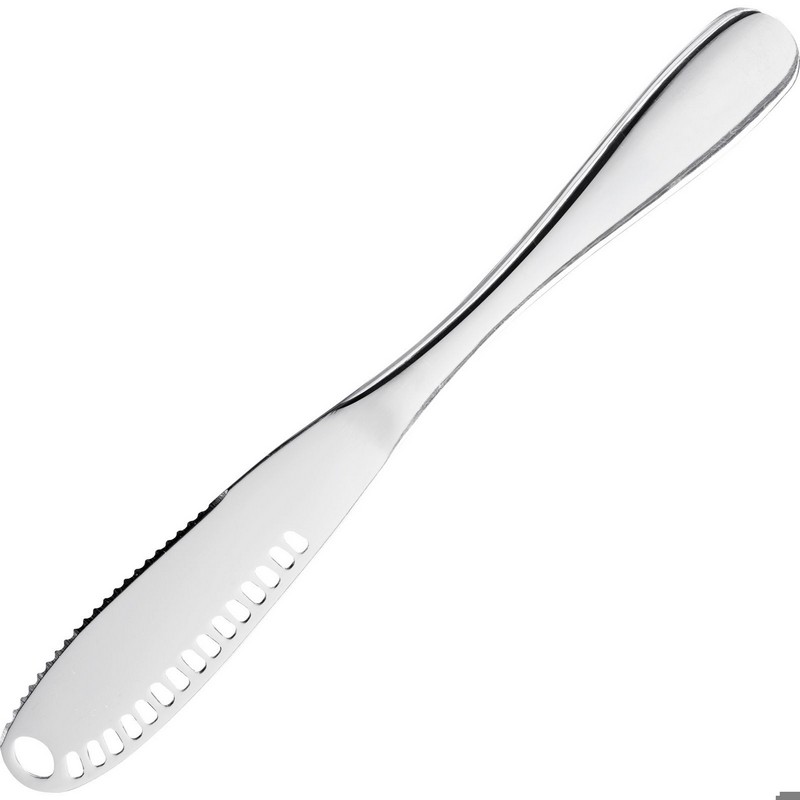 Set 2 coltelli spalma burro in acciaio inox adatti anche a decorare