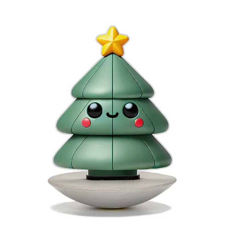 Albero di Natale basculante in plexiglass decorativo