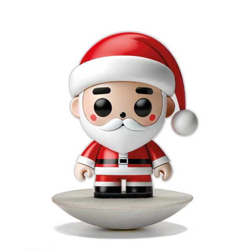 Babbo Natale basculante decorativo in plexiglass, perfetto come idea regalo di Natale e per arricchire la tua collezione di Babbi Natale!