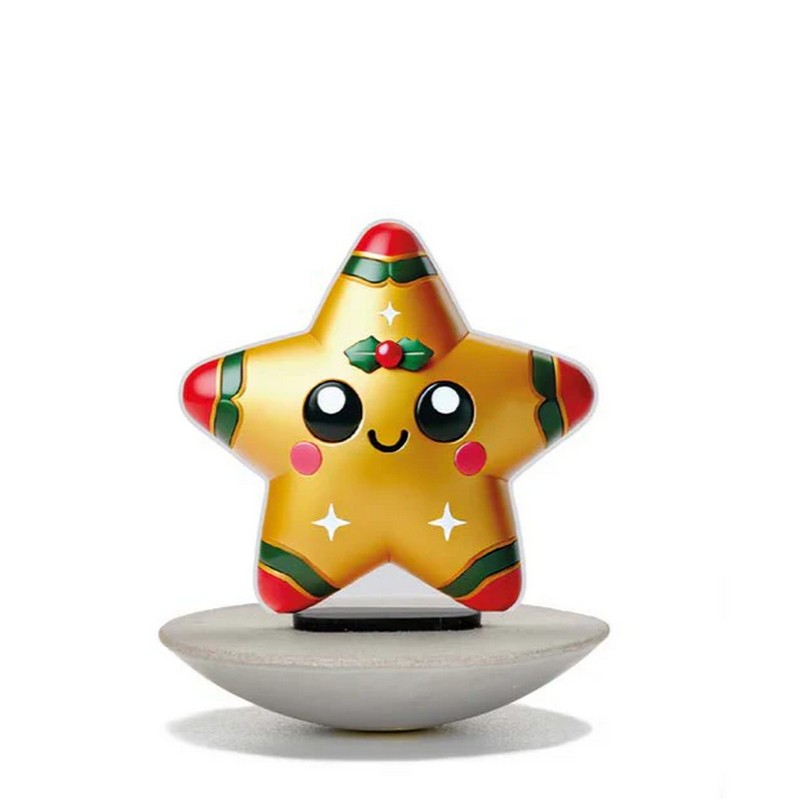 Stella di Natale basculante decorativa in plexiglass