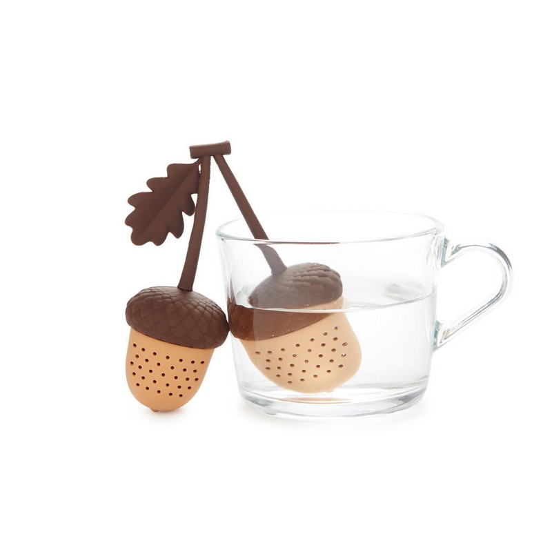 Infusore per tè e tisane doppio a forma ghiande