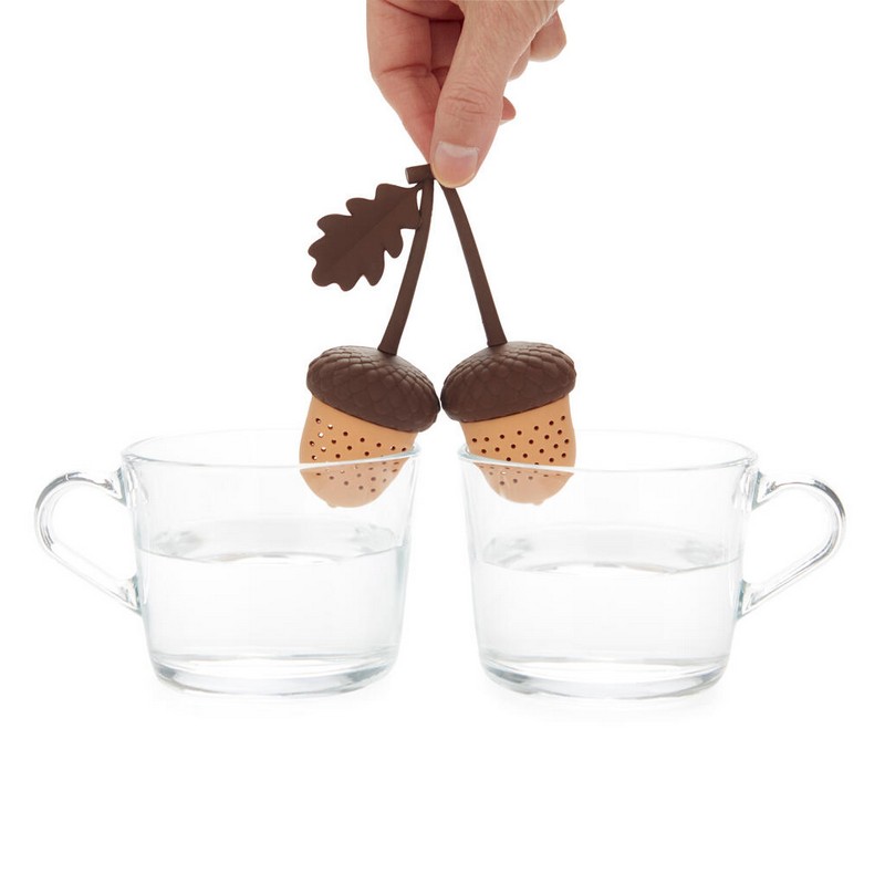 Infusore per tè e tisane doppio a forma ghiande