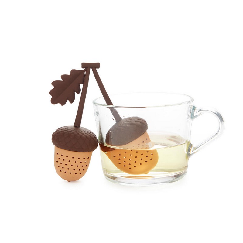 Infusore per tè e tisane doppio a forma ghiande