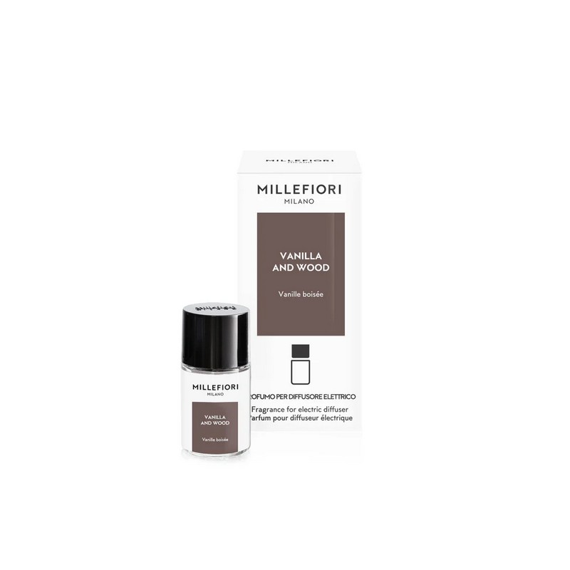 Ricarica Vanilla & wood per diffusore elettrico di fragranza Millefiori (nuova versione 2025) 