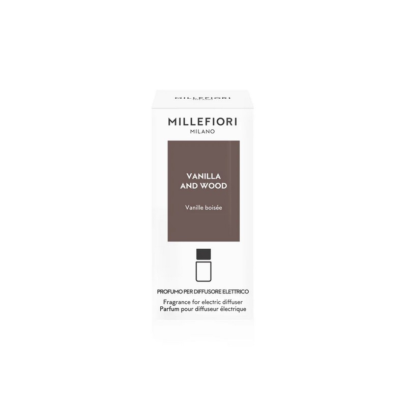 Ricarica Vanilla & wood per diffusore elettrico di fragranza Millefiori (nuova versione 2025) 