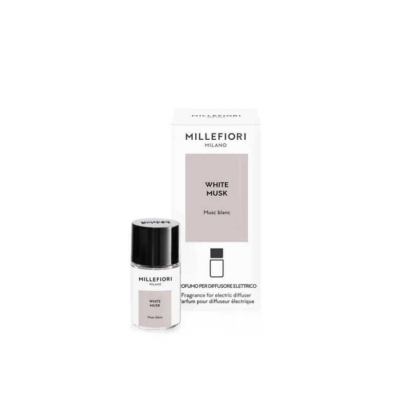 Ricarica White musk per diffusore elettrico di fragranza Millefiori (nuova versione 2025) 