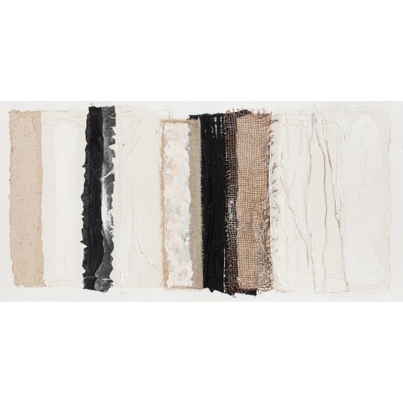 Quadro olio su tela fatto a mano con pennellate in rilievo raffigurante tonalità di marrone con texture diverse