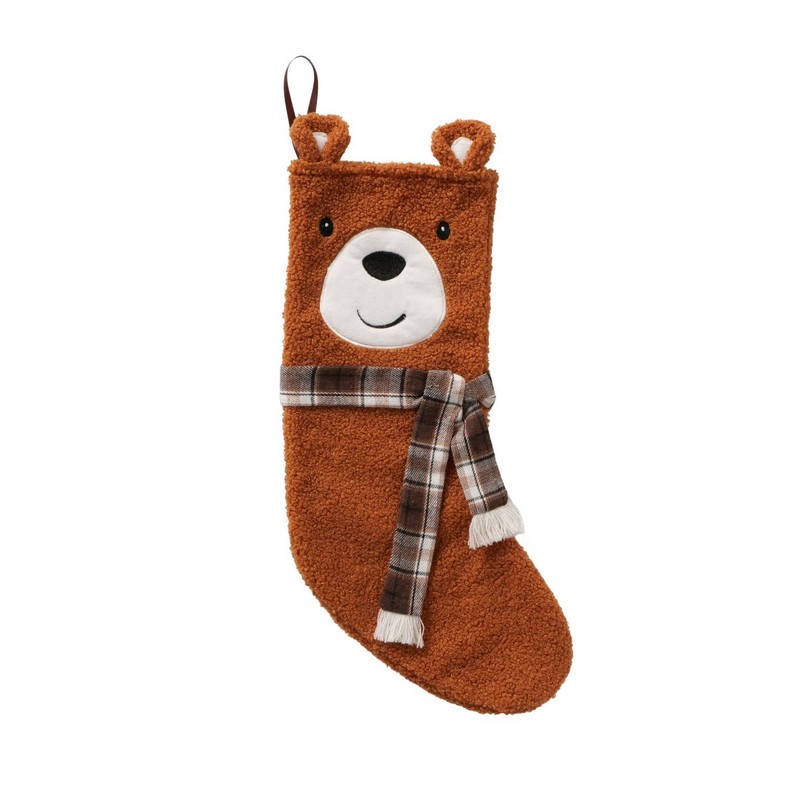 Calza della Befana orso marrone