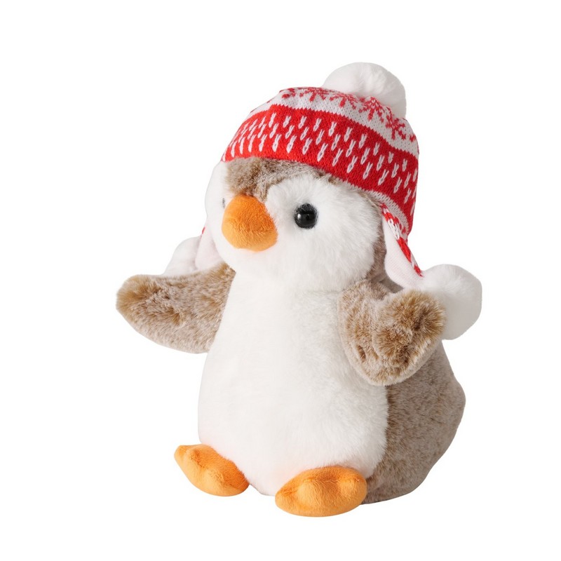 Peluche pinguino di Natale con cuffia