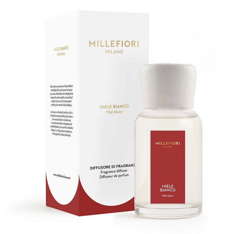 Diffusore di fragranza di Natale Millefiori “Miele bianco” da 250 ml