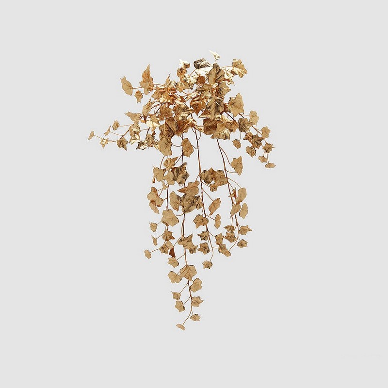 Edera cascante oro, ideale come decoro autunnale o natalizio