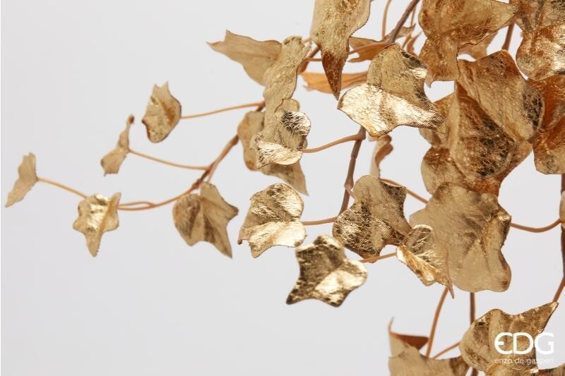 Edera cascante oro, ideale come decoro autunnale o natalizio