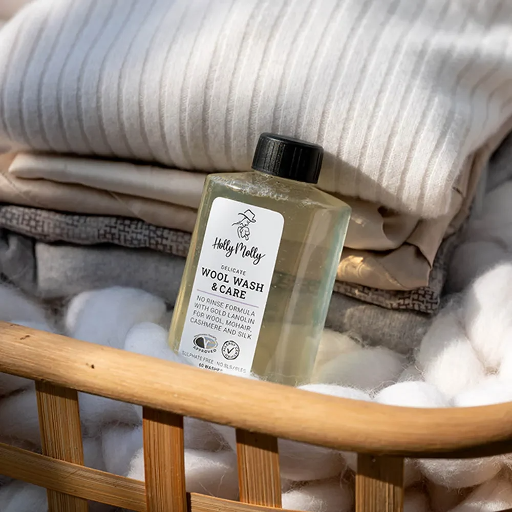 Detersivo per coperte di lana con lanolina, valido per 60 lavaggi