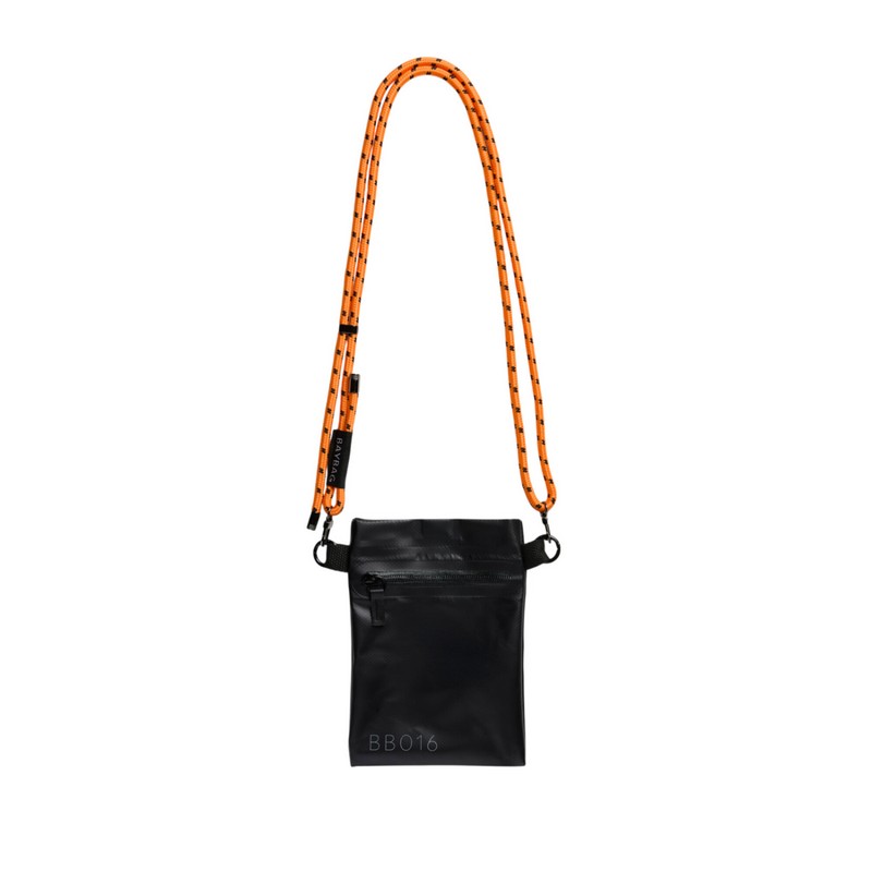 Borsa a tracolla unisex impermeabile nera, perfetta per portare cellulare, occhiali, portafogli ecc. - un'utilissima idea regalo donna e uomo 