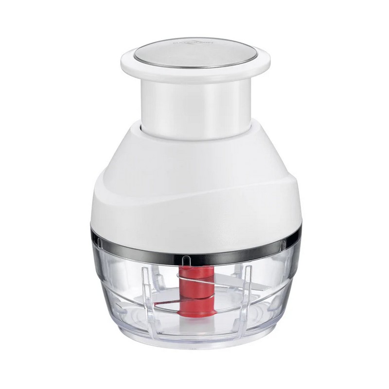 Tritatutto e sminuzzatore multifunzione con funzionamento sicuro a pressione, una comodissima idea regalo per chi ama cucinare