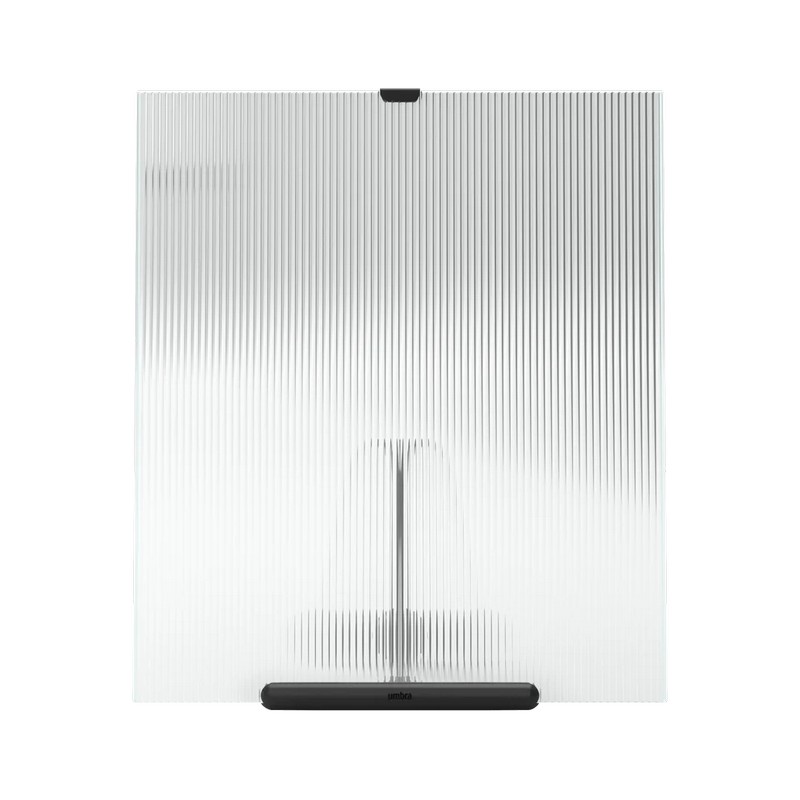 Portafoto utilizzabile sia in verticale che in orizzontale in vetro a righe per foto 10 x 15 cm, perfetto come idea regalo per la casa