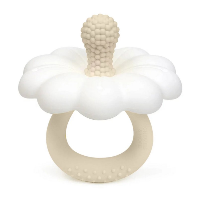 Massaggiagengive per aiutare la dentizione a forma di margherita in silicone alimentare, una perfetta idea regalo per neonati e neogenitori