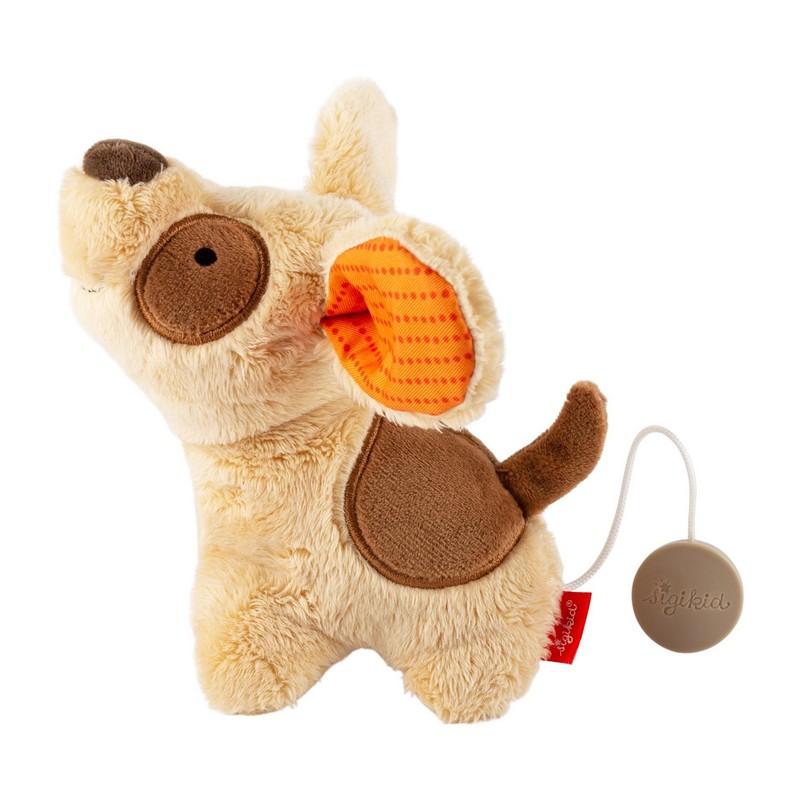 Mini peluche carillon a forma di cane con ninna nanna, perfetto come idea regalo per neonati