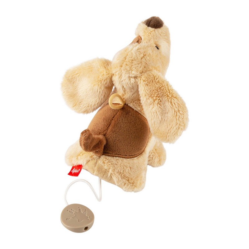 Mini peluche carillon a forma di cane con ninna nanna, perfetto come idea regalo per neonati