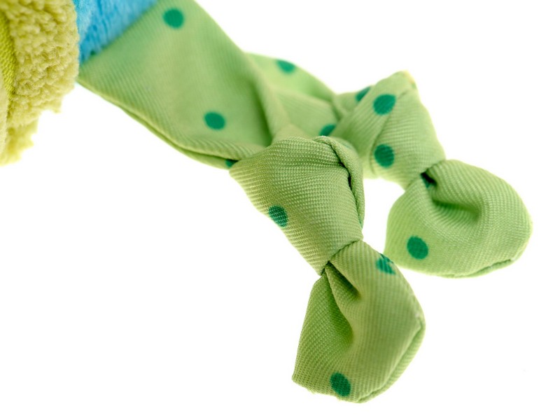 Gioco camaleonte peluche per neonati con inserti da masticare e sonagli, con possibilità di essere appeso, perfetto come idea regalo per nuovi nati