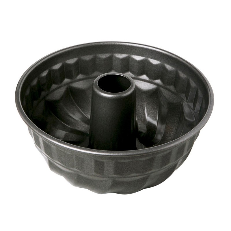 Tortiera antiaderente a forma di ciambella da 22 cm di diametro, con ricettario in allegato, perfetta idea regalo per appassionati di dolci