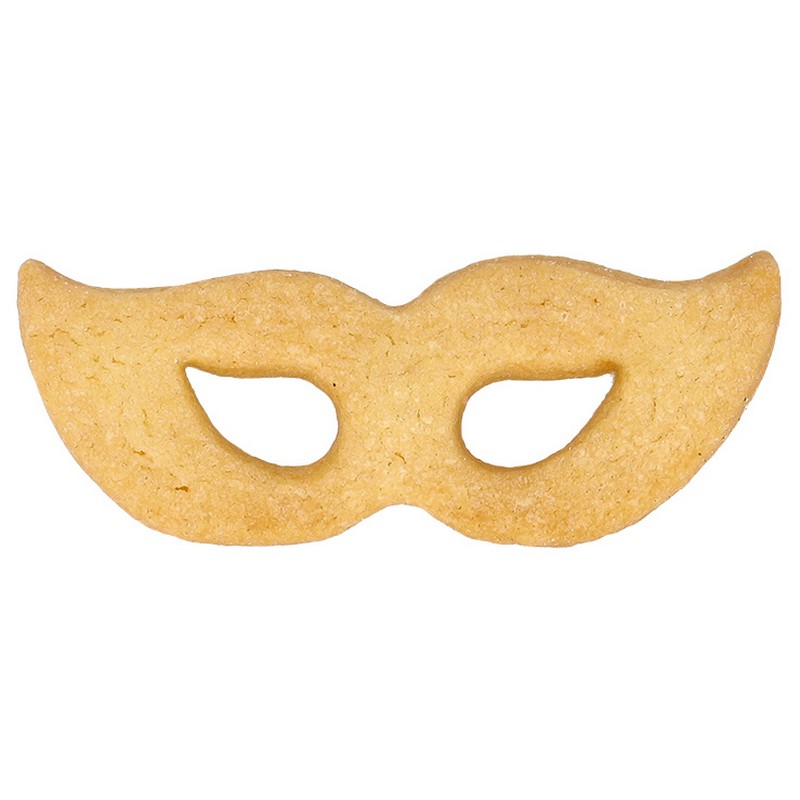 Tagliabiscotti in acciaio inossidabile a forma di maschera veneziana